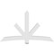 Ekena Millwork Alberta Architectural Grade PVC Gable Bracket, 84"W x 49"H x 4"D x 6"F, 14/12 Pitch GBP084X49X0406ALB00 - alternate 2
